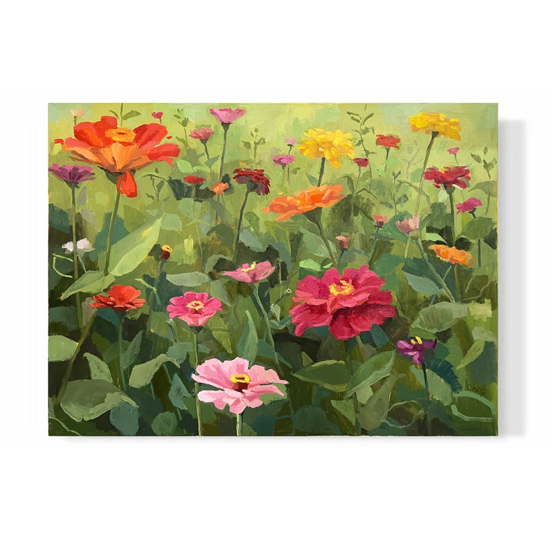 “Zinnia Garden III”