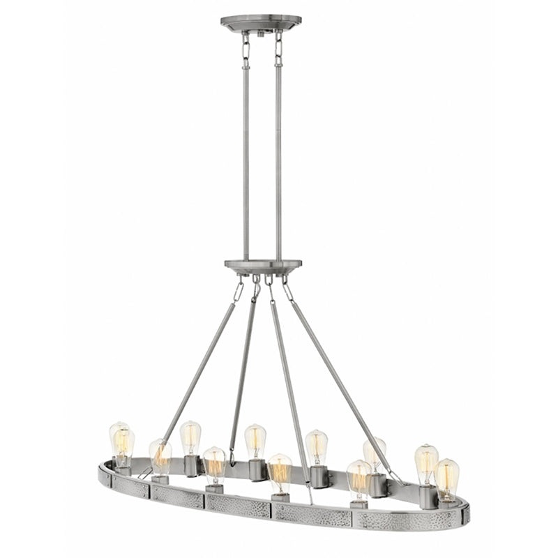 Hinkley 4396 Everett 12-lt 48″ LED Linear Chandelier