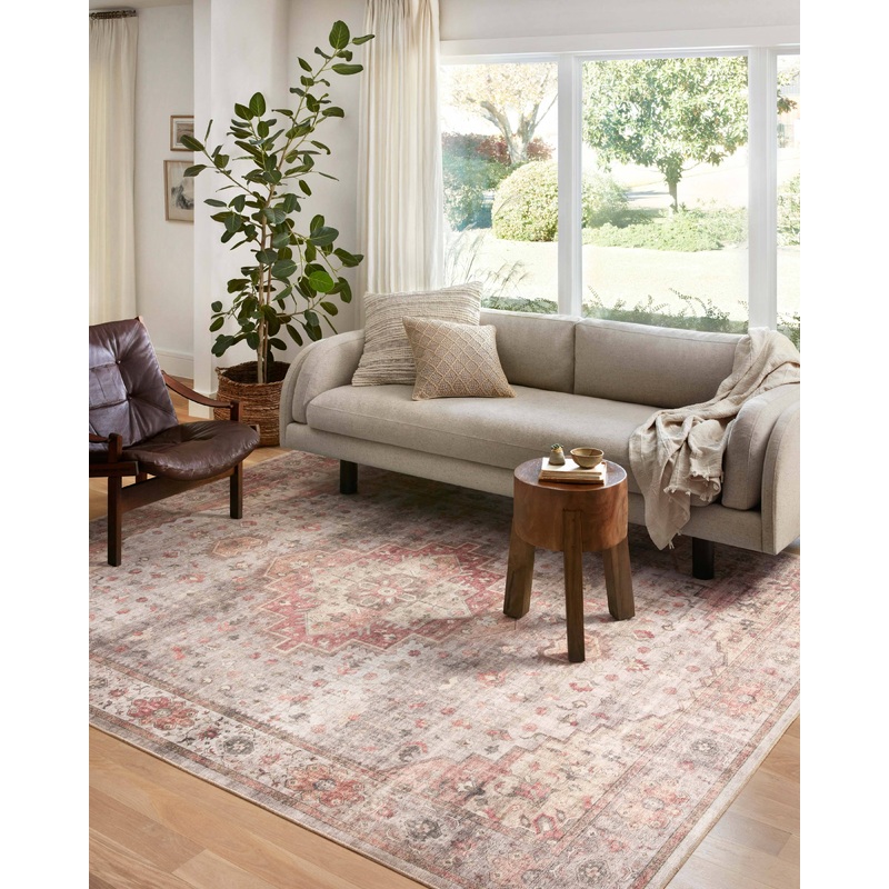 Loloi II Heidi Rug | Dove / Spice