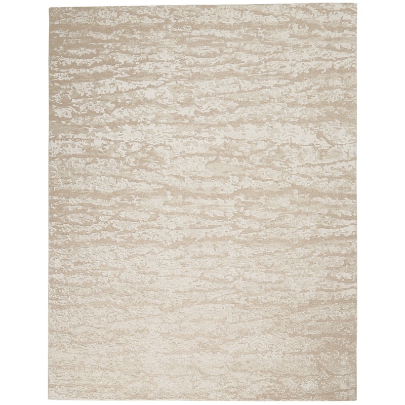 Nourison Divine 8’6″ x 11’6″ Sand Modern Indoor Rug