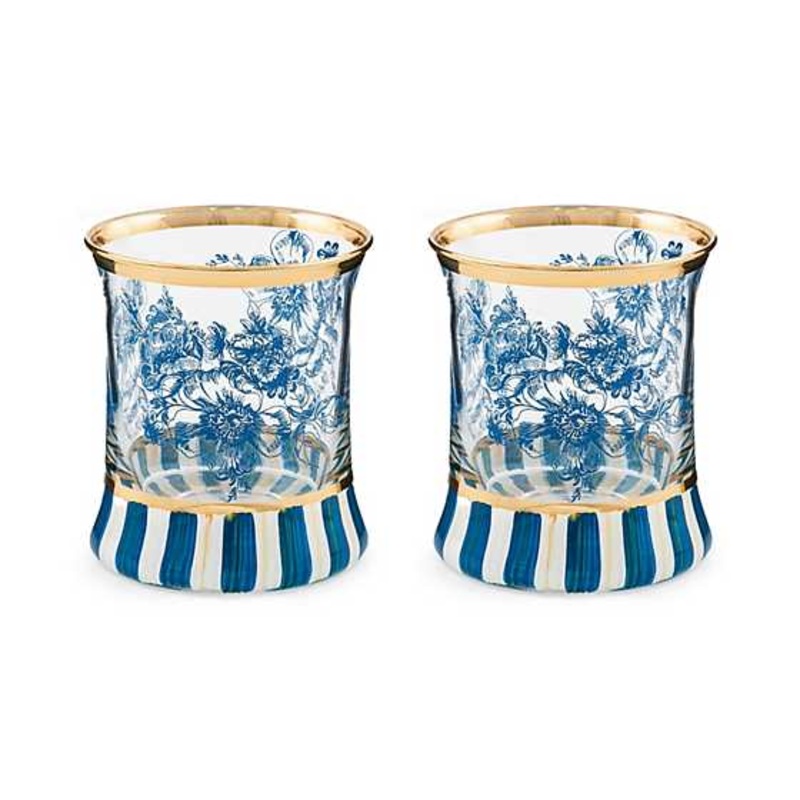 Royal English Garden Tumbler Glass – Set of 2