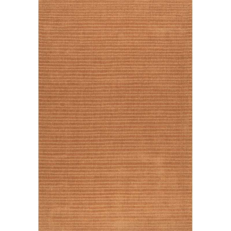Southwest Striped Wool Rug | Rust