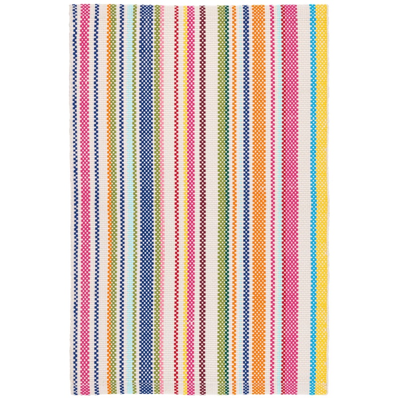 Summer Stripe Handwoven Indoor/Outdoor Rug | Multi
