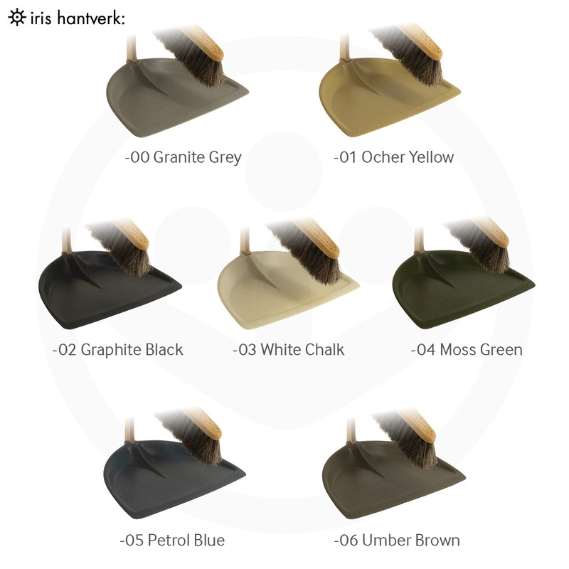 Swedish Long-Handle Broom & Dust Pan Set – Seven Color Variants