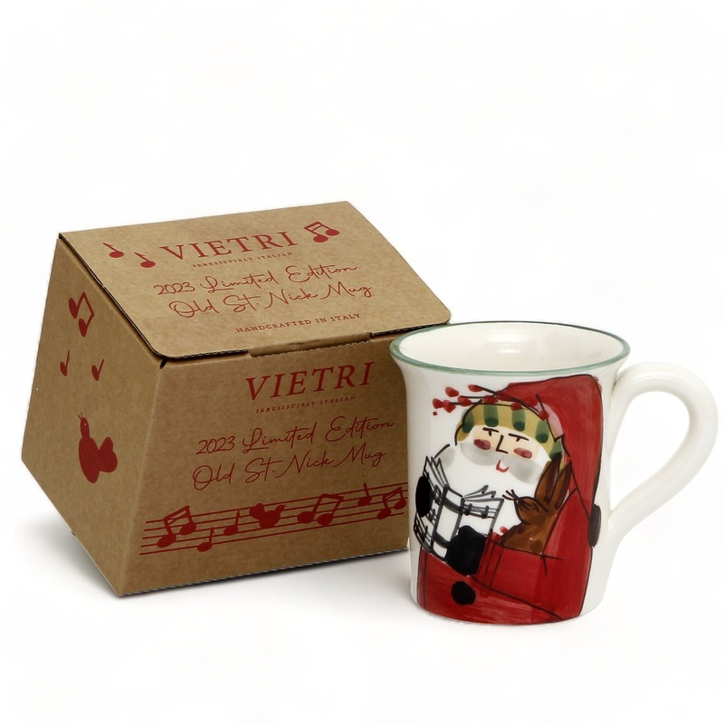 VIETRI: Old St Nick Mug 14 OZ – Limited Edition 2023 [R]