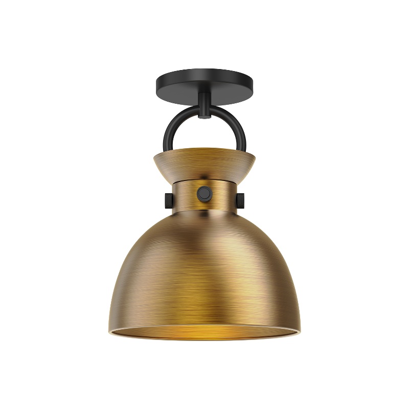 Alora Mood SF411309 Waldo 1-lt 9″ Semi Flush Mount