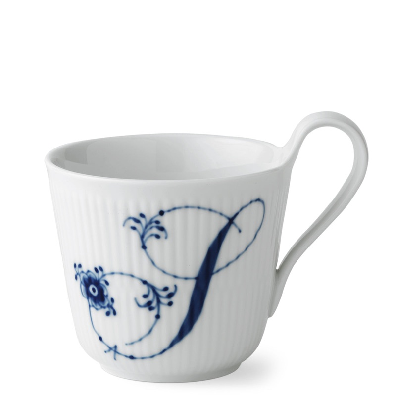Alphabet High Handled Mug, 11 oz. – S