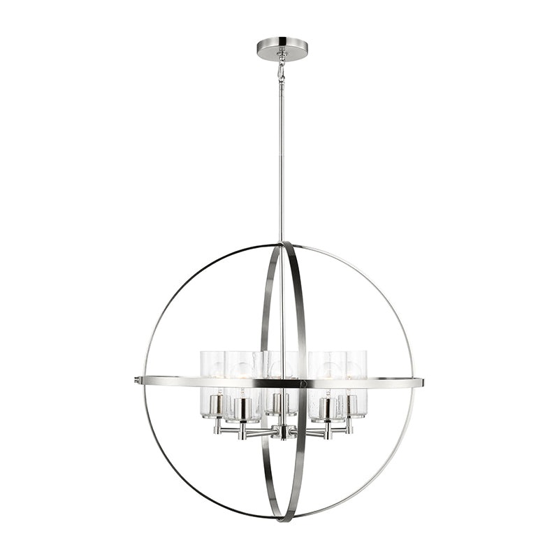 Generation 3124675EN7 Alturas 5-lt 27″ LED Chandelier