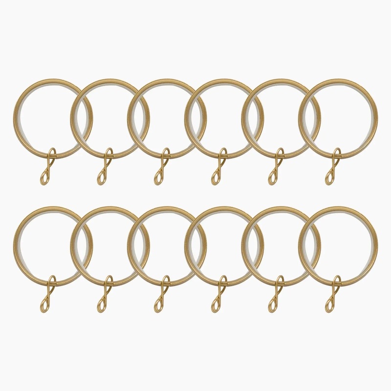 Jaylon Quiet-Glide Curtain Rings Eyelet (Pack of 12)