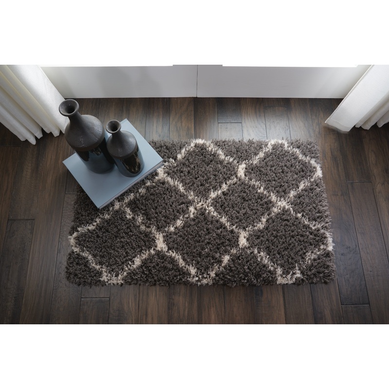 Luxe Shag LXS02 Charcoal/Beige