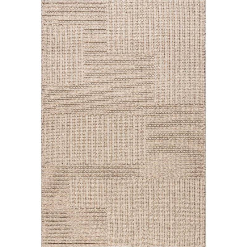 Skye Modern High-Low Rug | Beige