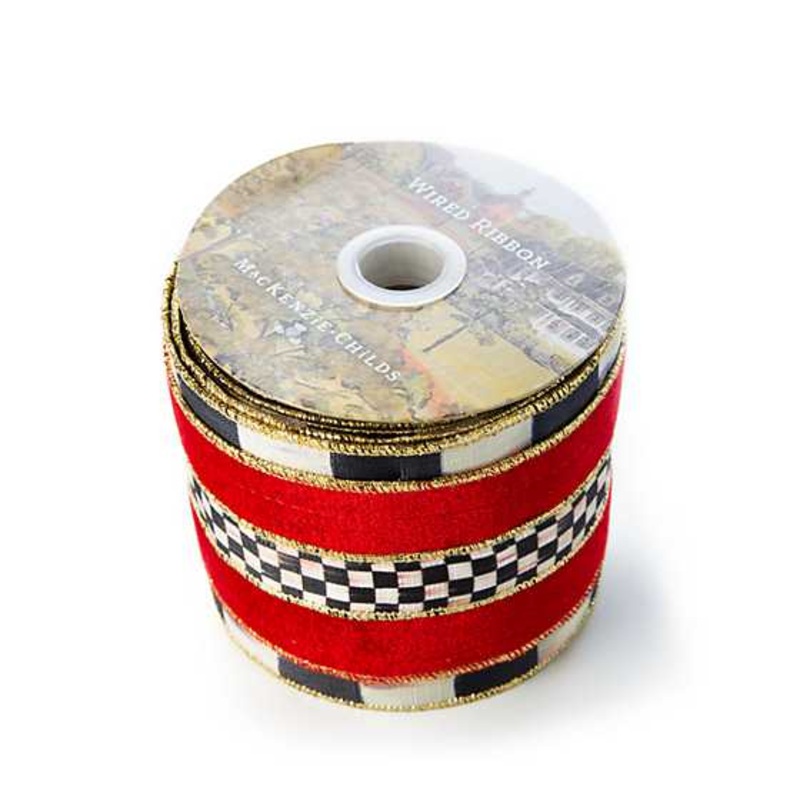Courtly Regal 4″ Ribbon – Red