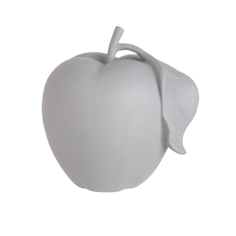 Grey Resin Apple