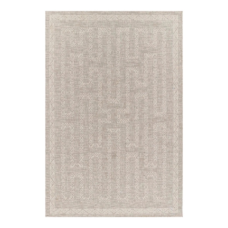 Harbor Grey Maze Outdoor Rug