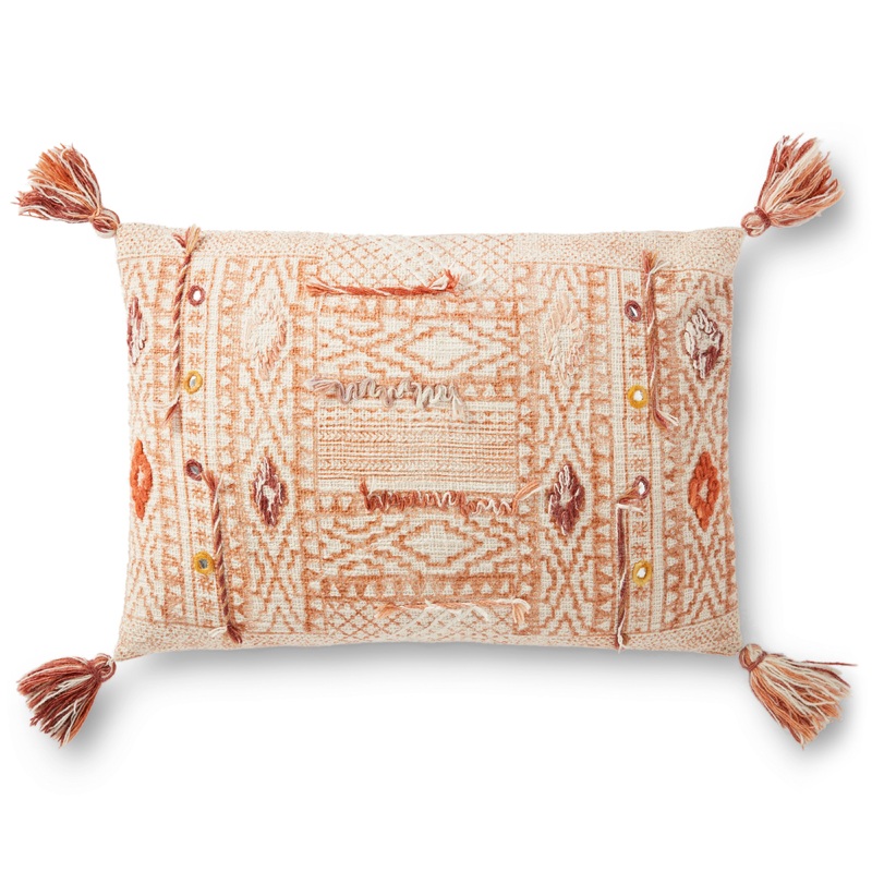 Loloi Pillow | P0877 Taupe / Multi