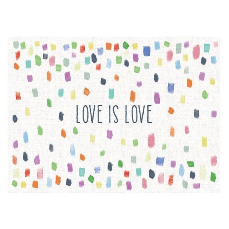 Love Confetti FloorFlat – Premium Vinyl Mat