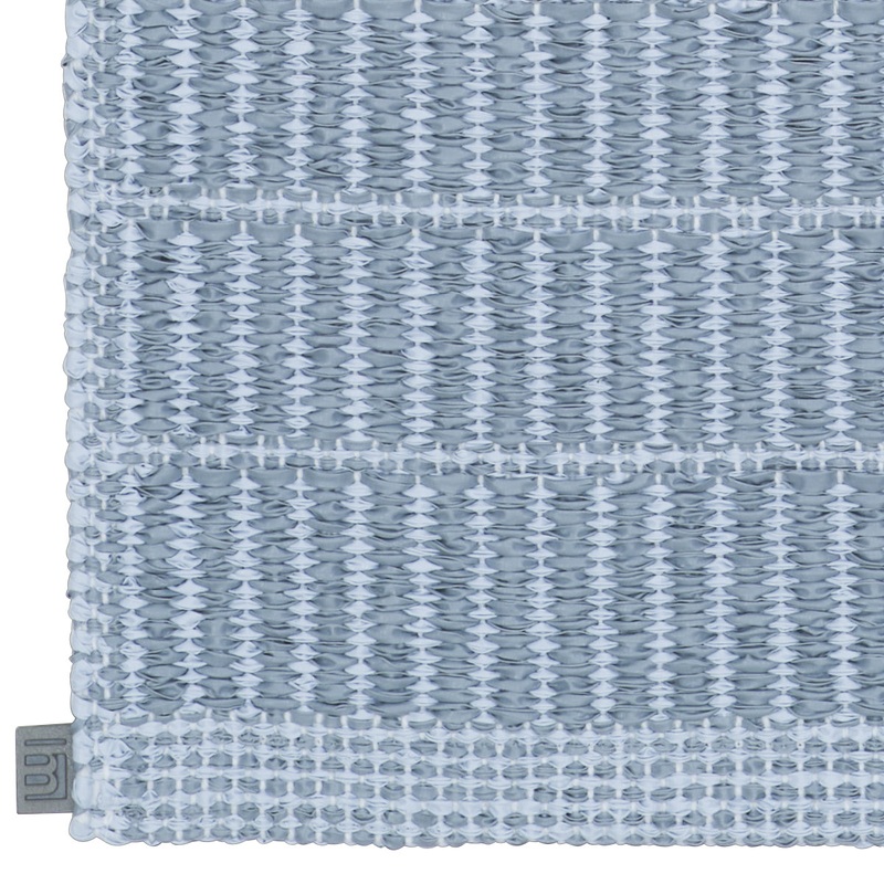Mai Indoor / Outdoor Swedish Woven Plastic Area Rug, Two Sizes in Seven Color Variants