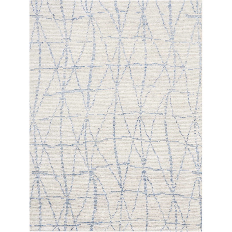 Nourison Ellora 5’6″ x 7’5″ Sky Scandinavian Indoor Rug