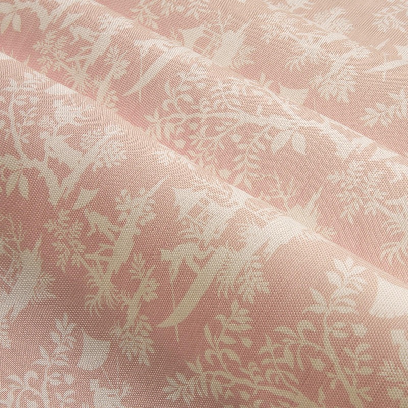 Pink Pagoda Garden Fabric