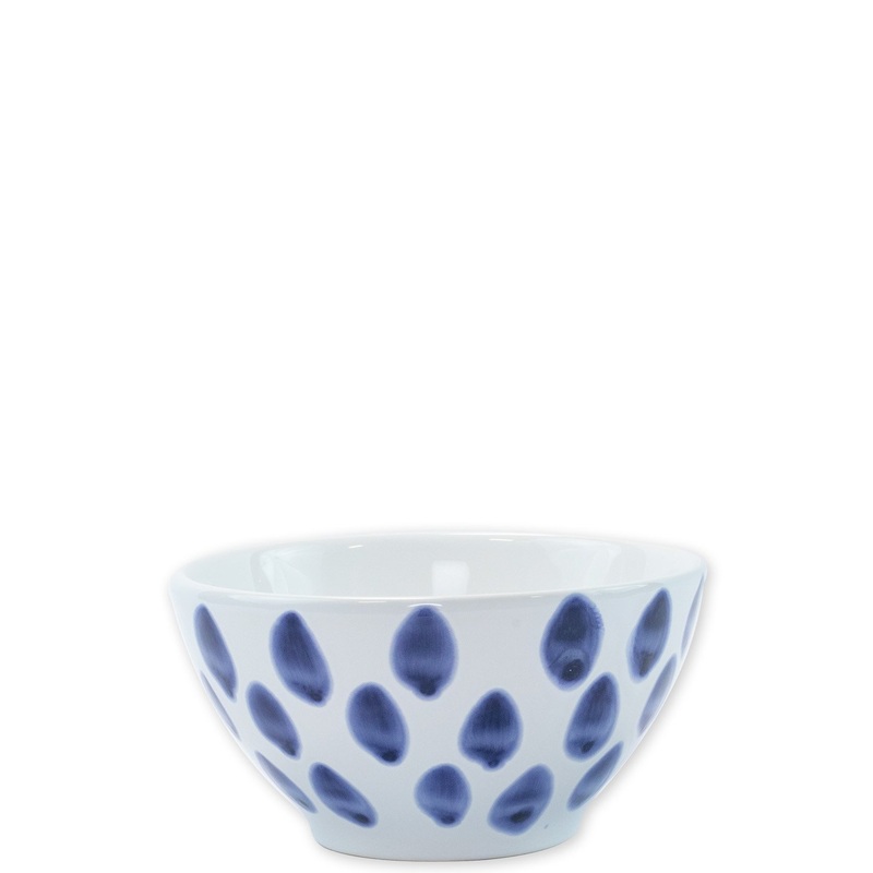 VIETRI: Santorini Dot Cereal Bowl