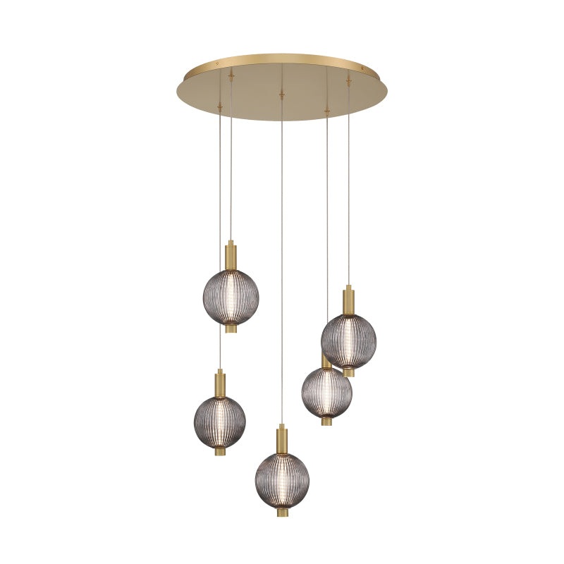 Eurofase 47208 Palmas 5-lt 24″ LED Chandelier
