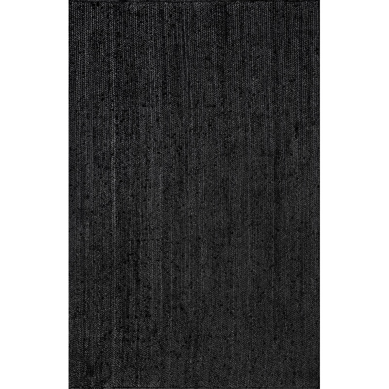 Jute Braided Rug | Black