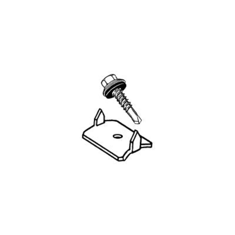Lap Fasteners with Screw – Pack of 100