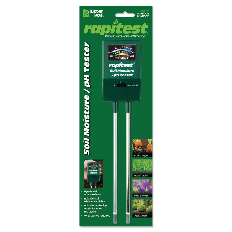 Luster Leaf Rapitest pH & Moisture Tester