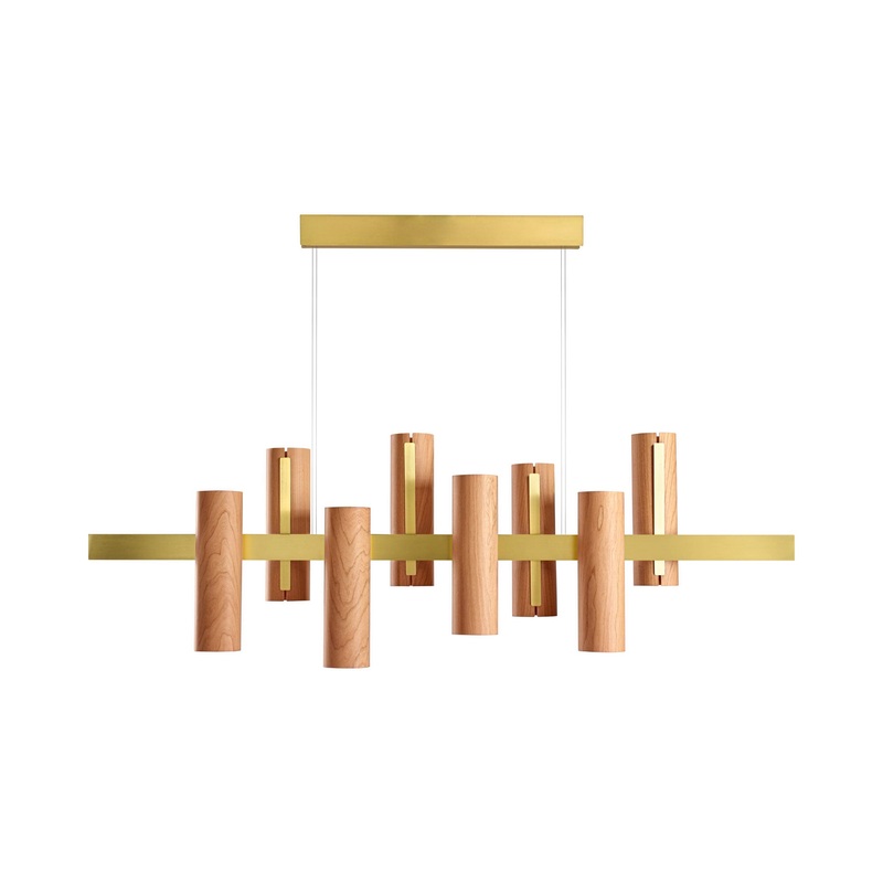 Black Note LED Linear Pendant Light