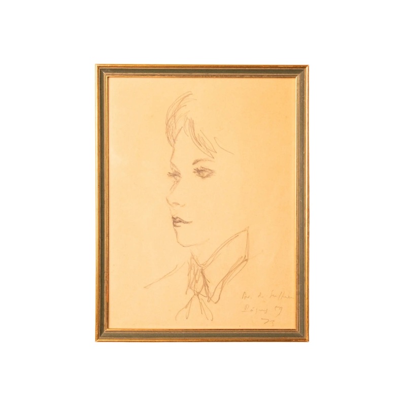 70’s French Lady Sketch