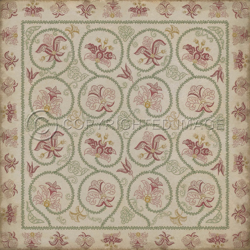 Crewelwork Rose Campion