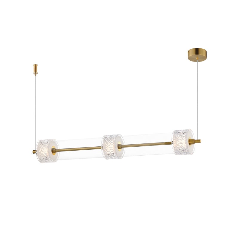 ET2 E11083 Elysian 3-lt 42″ LED Linear Pendant
