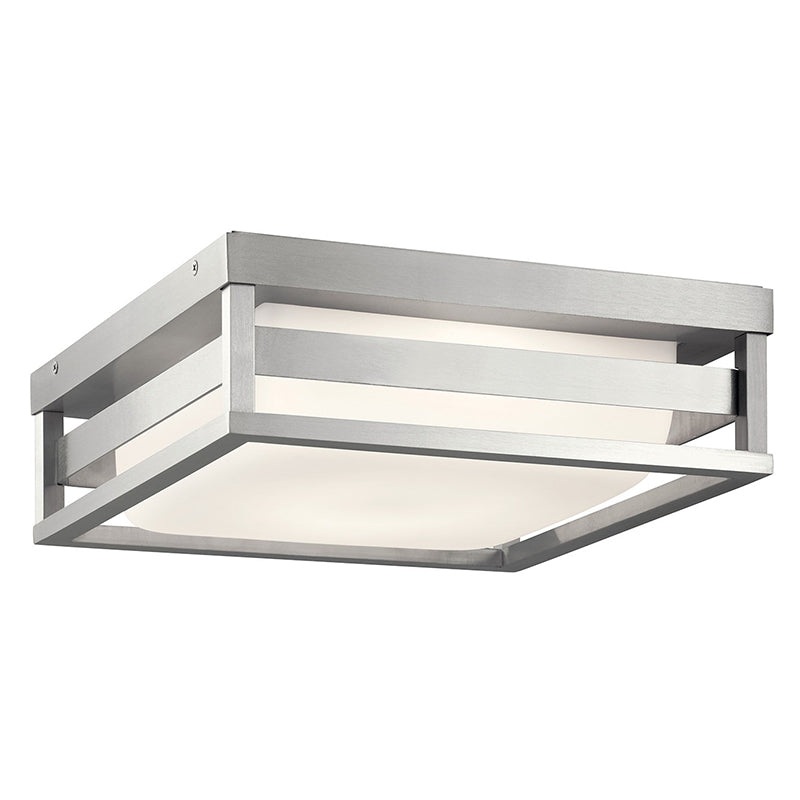 Kichler 59037 Ryler 1-lt 12″ LED Outdoor Ceiling Light