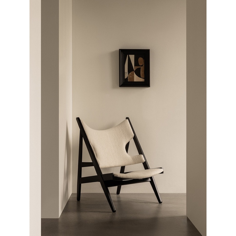 Knitting Lounge Chair, Black Oak