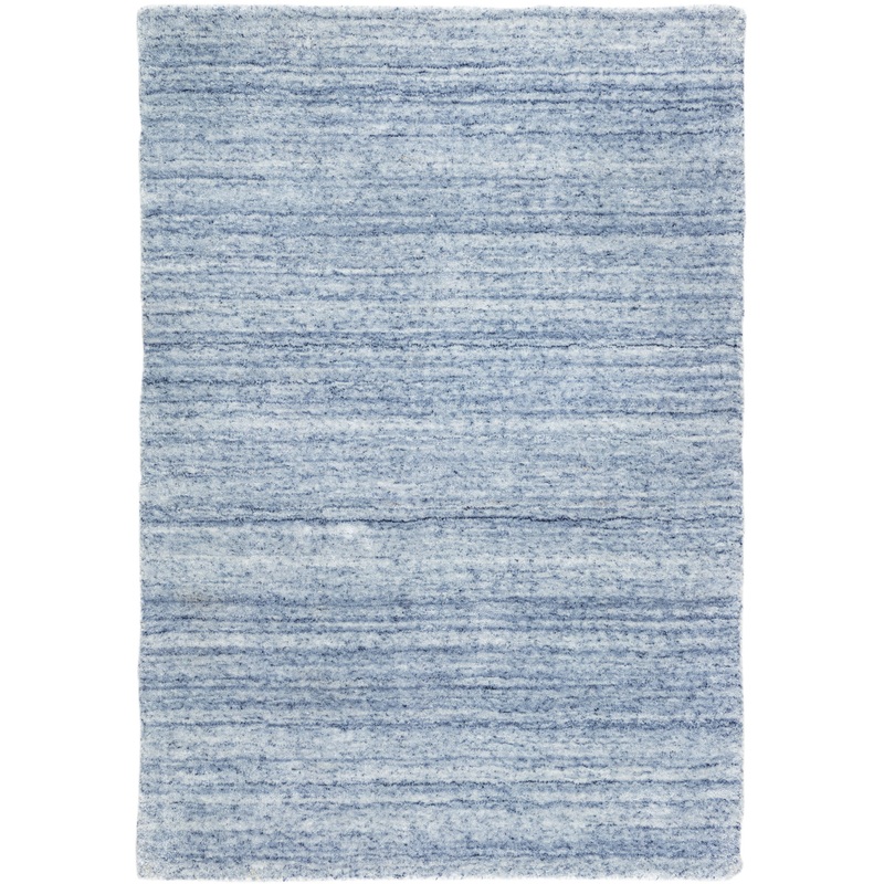 Nordic Hand Loom Knotted Performance Rug | Blue