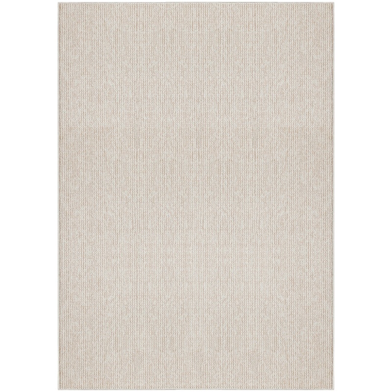 Nourison Natural Texture 3’11” x 5’11” Ivory Beige Farmhouse Indoor Rug