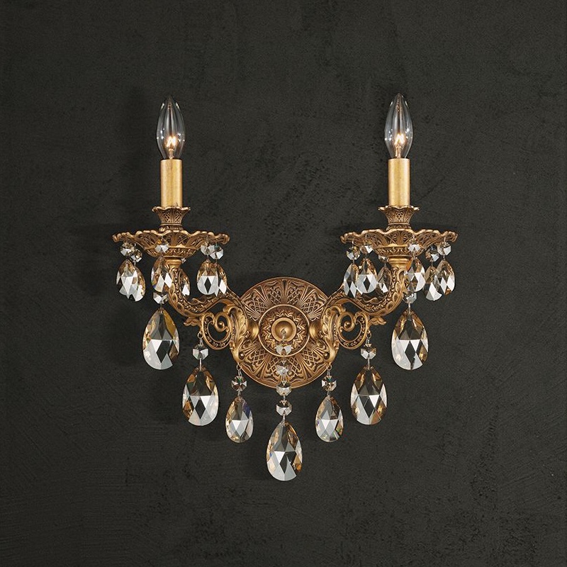 Schonbek 5642 Milano 2-lt 16″ Tall Wall Sconce