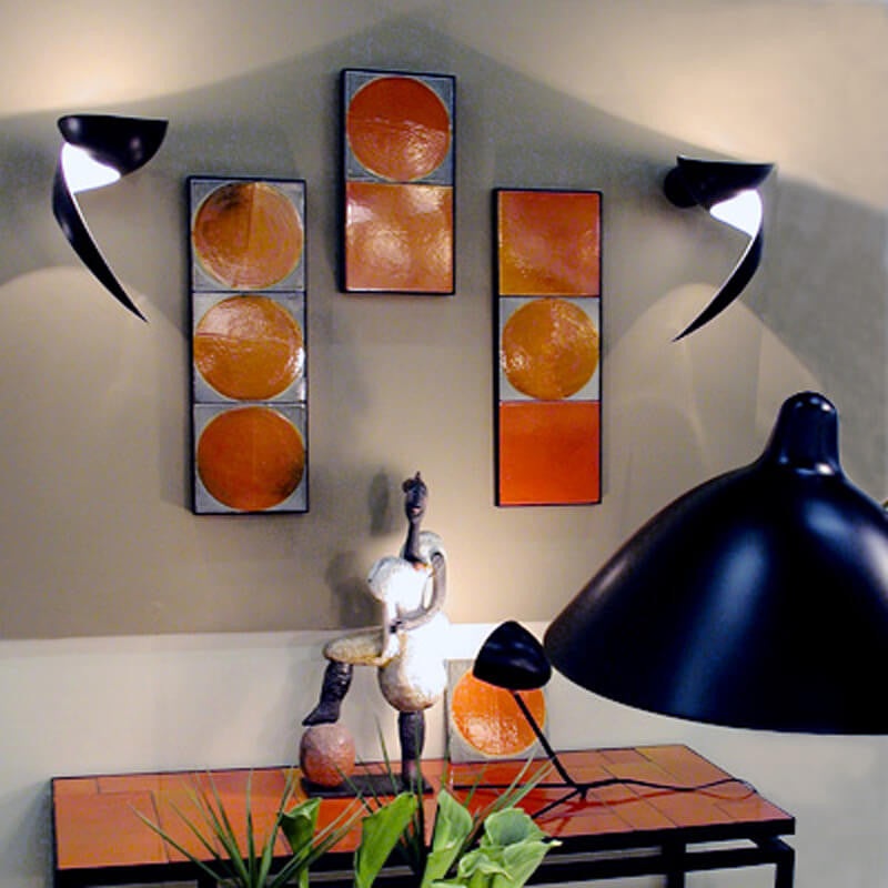Serge Mouille Flame Sconce Lamp