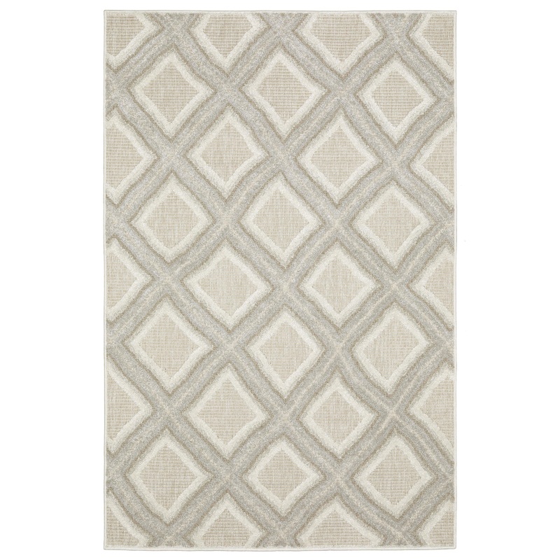 Tangier Grey Beige Global Diamond Indoor Rug
