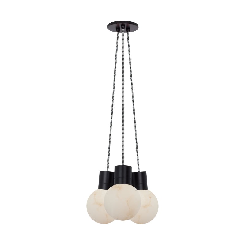 Visual Comfort SLCH542 Mina 3-lt 9″ LED Chandelier