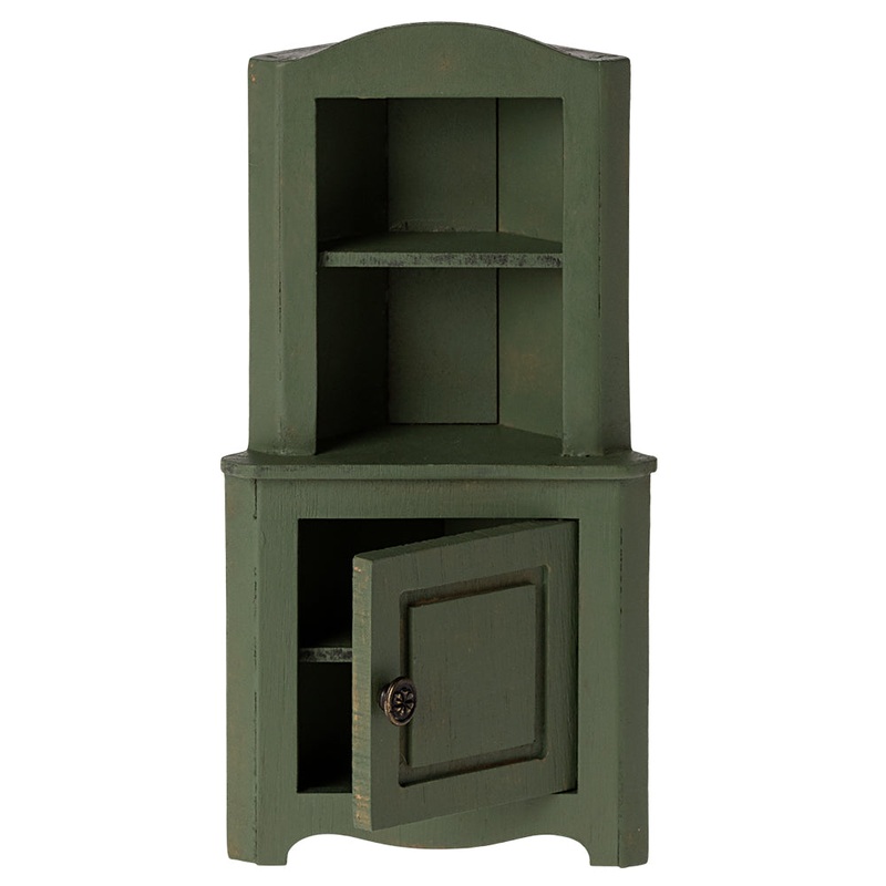 Corner Cabinet, Mouse – Dark Green
