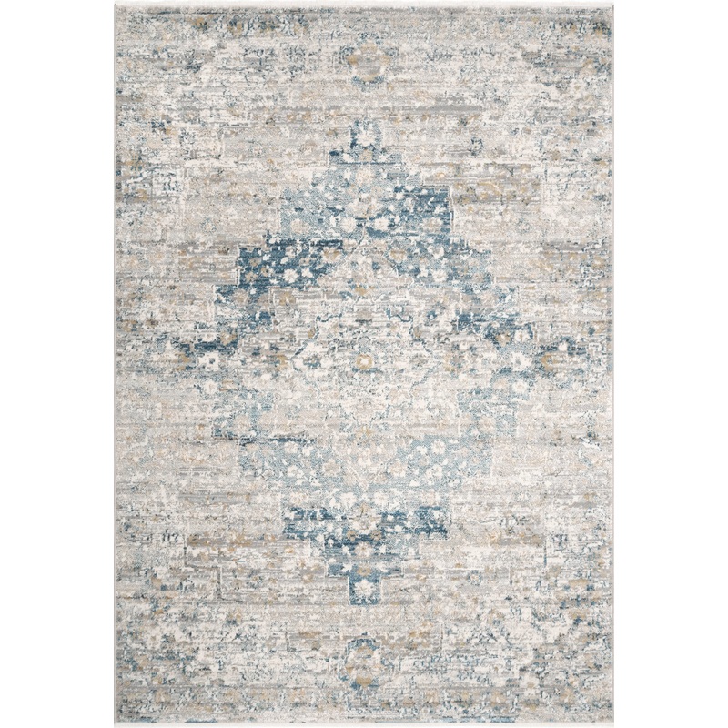Dallas Vintage Medallion Rug | Blue