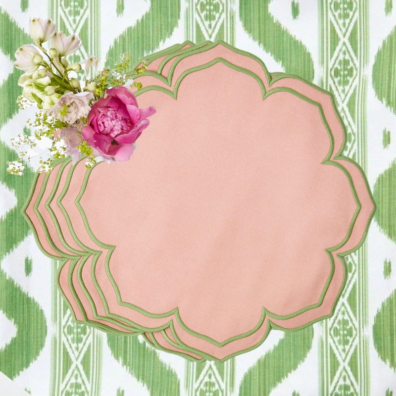 Fleur Pink Placemats (Set of 4)