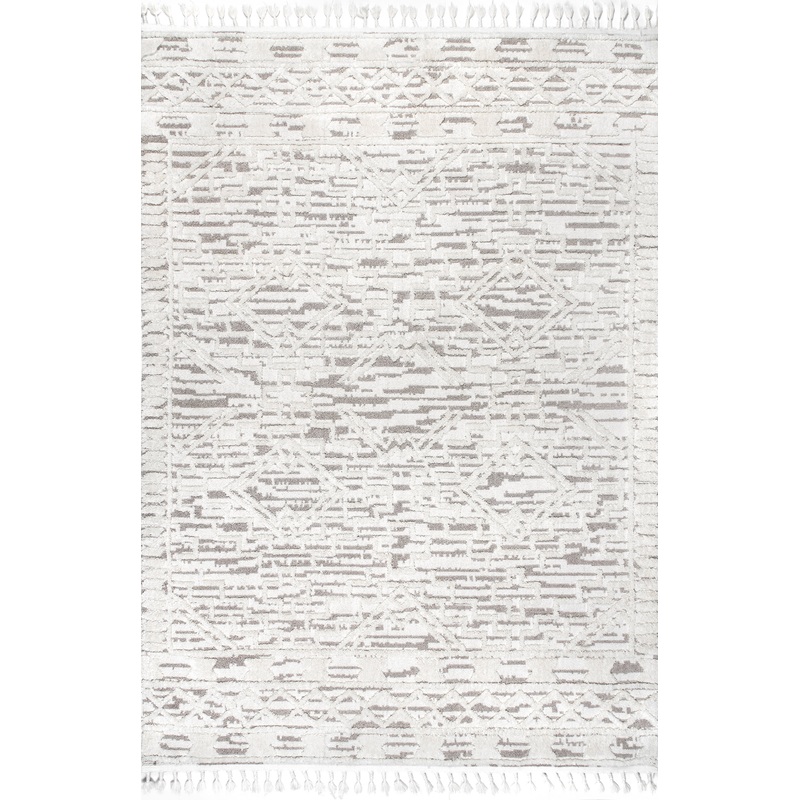 Frida Textured Moroccan Rug | Beige