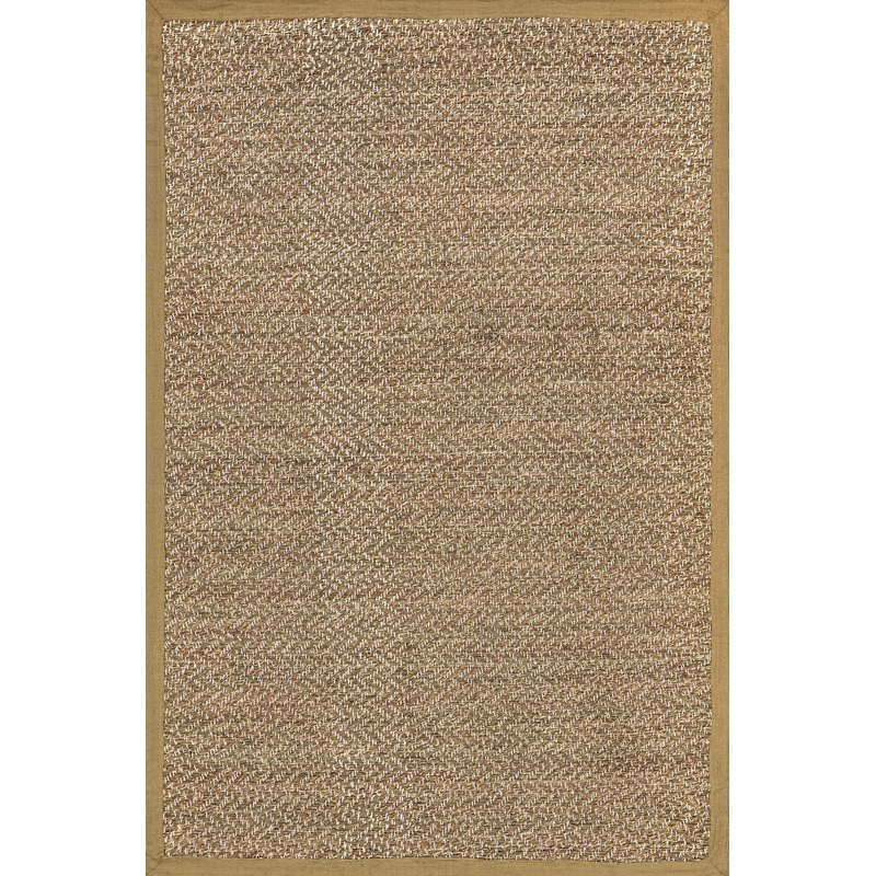 Kyoko Herringbone Seagrass Rug | Beige