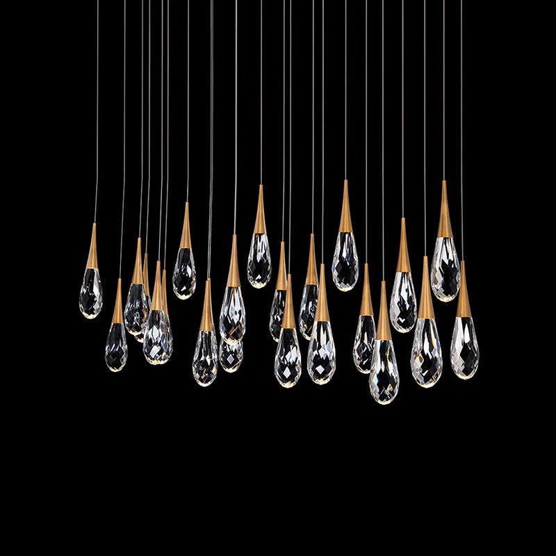 Schonbek Beyond BPD21214L Hibiscus 14-lt 41″ LED Chandelier Linear Canopy