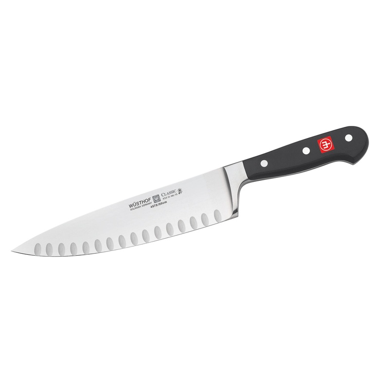 WUSTHOF Classic 8 Inch Cooks Knife, Hollow Edge Model 1040100220