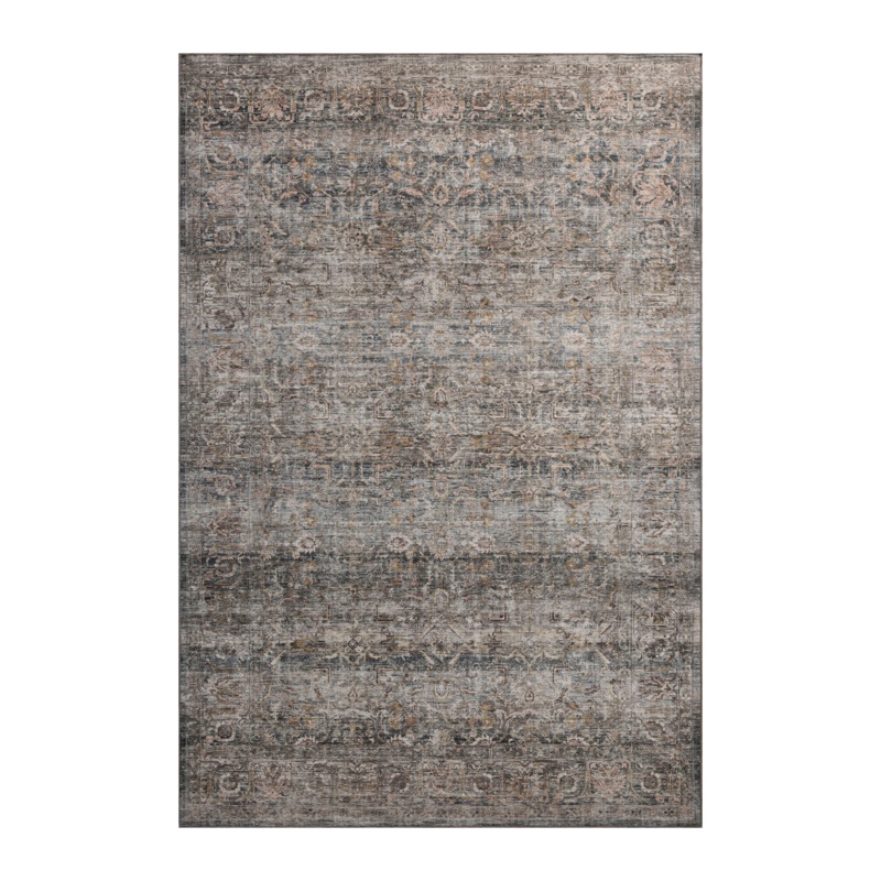 Amber Lewis x Loloi Josie Dove / Gold Washable Rug