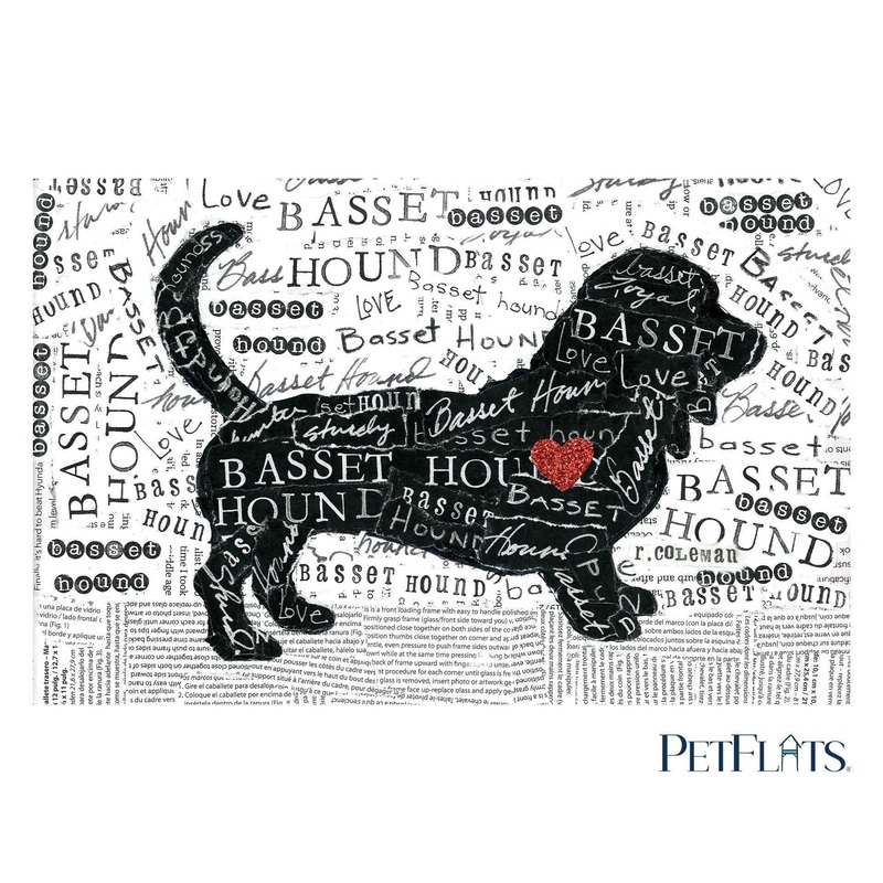 Basset Hound PetFlat – Premium Vinyl Mat
