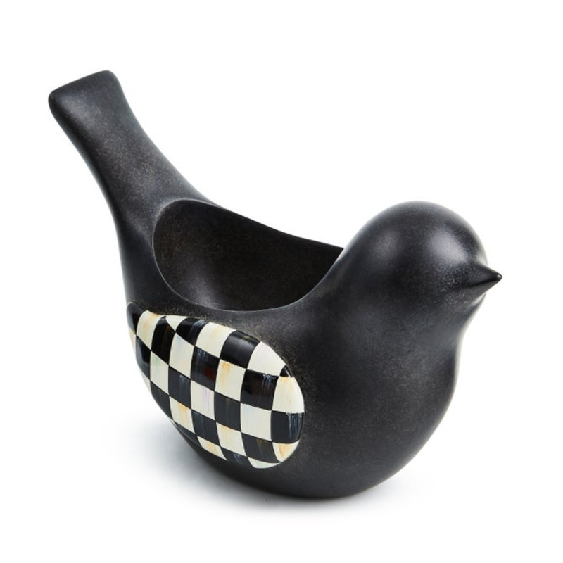 Courtly Check Birdy Planter